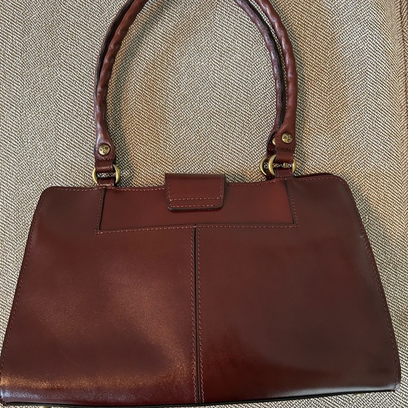 Patricia Nash Rienzo satchel shoulder bag purse leather - Picture 6 of 11